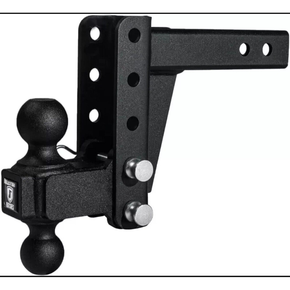 Bulletproof Hitches MD204 2" Receiver 4" Drop/Rise Trailer Hitch Ball Mount 14K